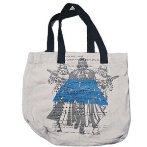 Loungefly Star Wars Canvas Tote Bag—Darth Vader Stormtroopers Scripts